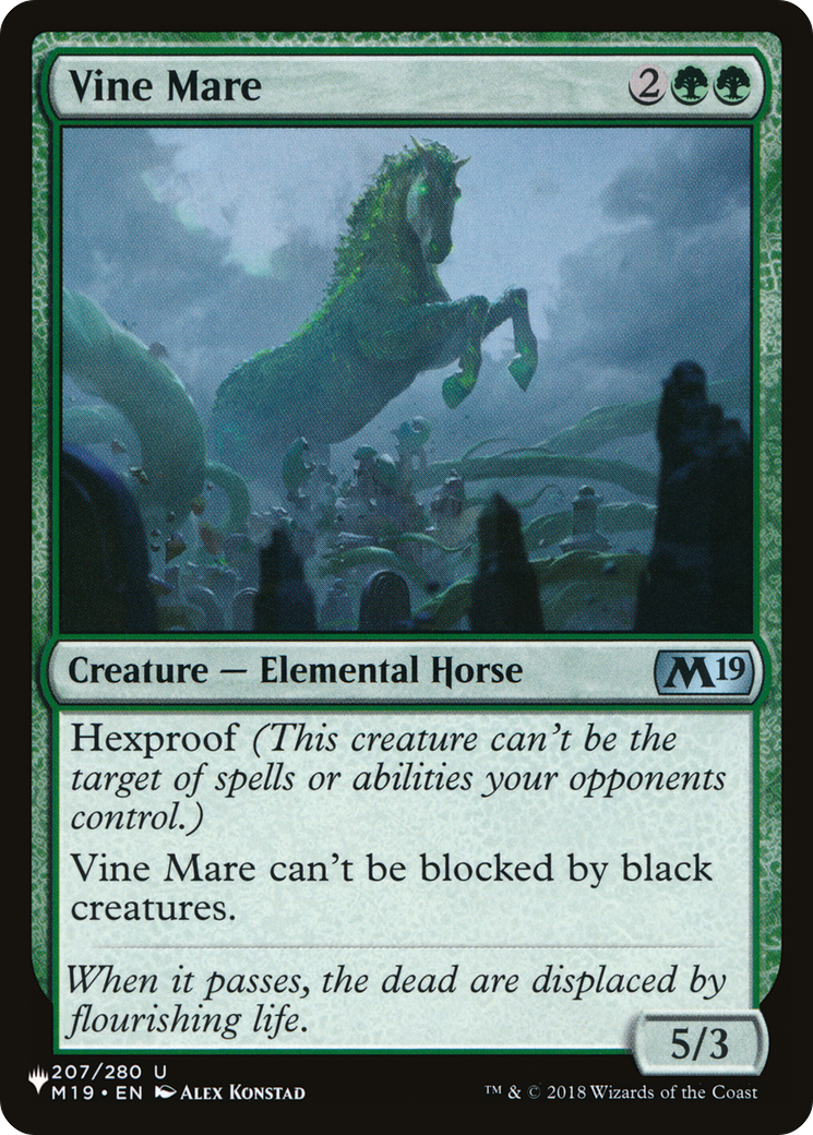 Vine Mare (LIST-M19-207)  - The List