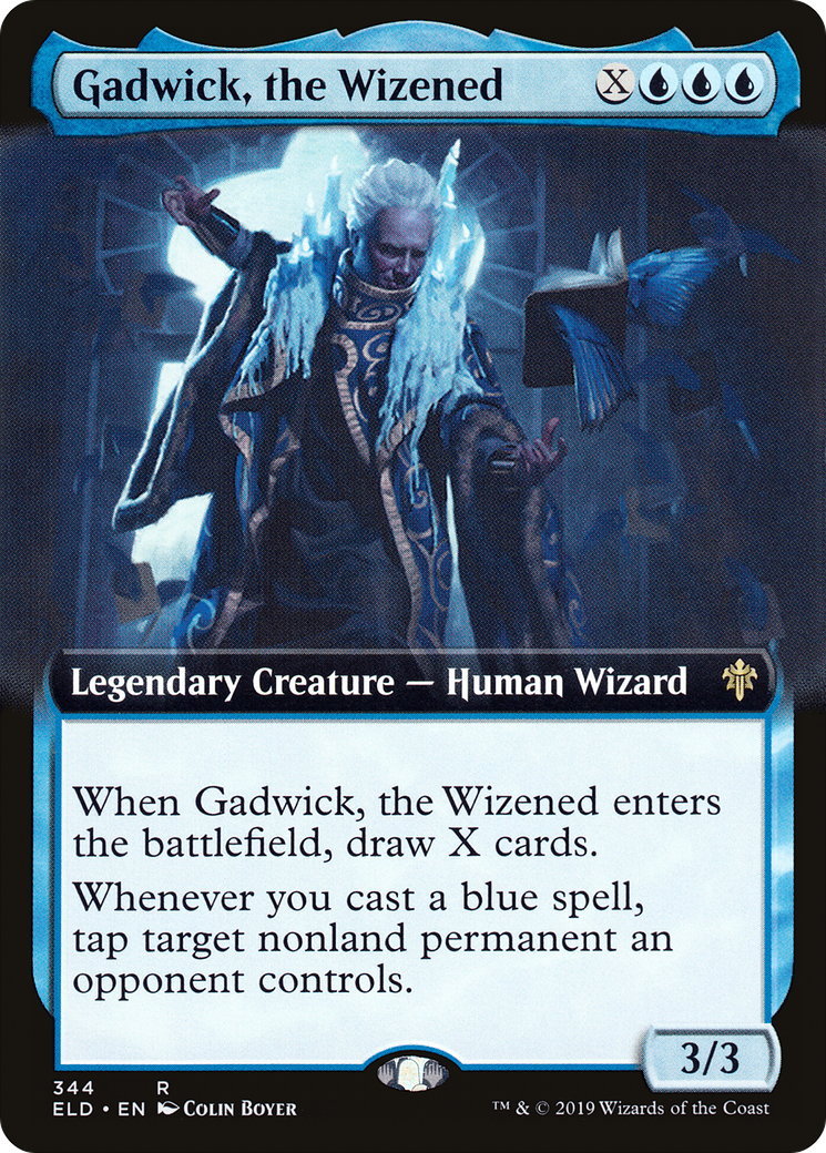 Gadwick, the Wizened (Extended Art) (ELD-344) - Throne of Eldraine: (Extended Art)