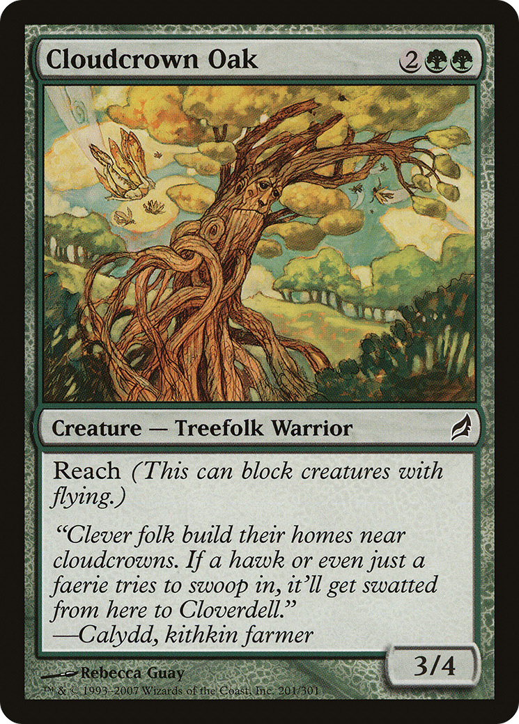 Cloudcrown Oak (LRW-201)  Foil - Lorwyn