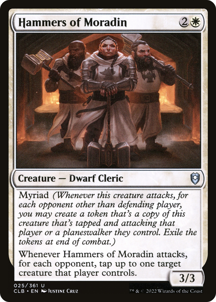 Hammers of Moradin (CLB-025)  - Commander Legends: Battle for Baldur's Gate