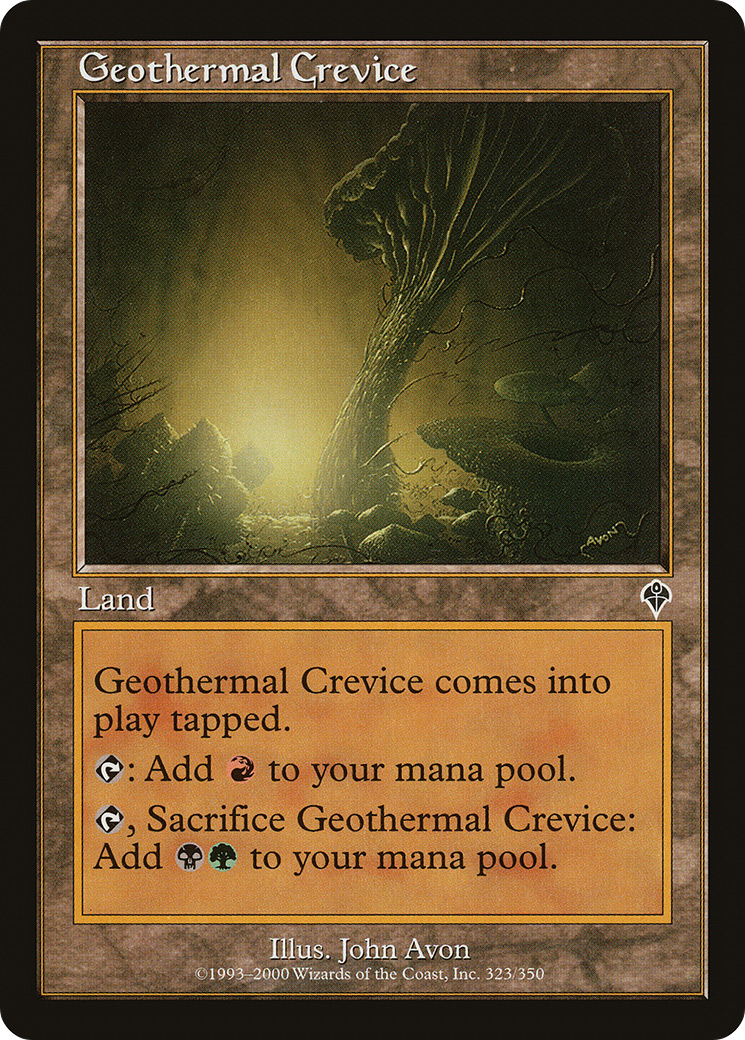 Geothermal Crevice (INV-323)  Foil - Invasion