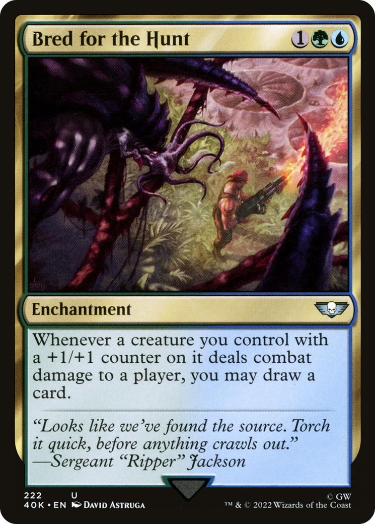 Bred for the Hunt (40K-222)  - Warhammer 40,000 Commander