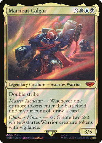 Marneus Calgar (Surge Foil) (40K-008)  Foil - Warhammer 40,000 Commander