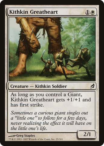 Kithkin Greatheart (LRW-025)  Foil - Lorwyn