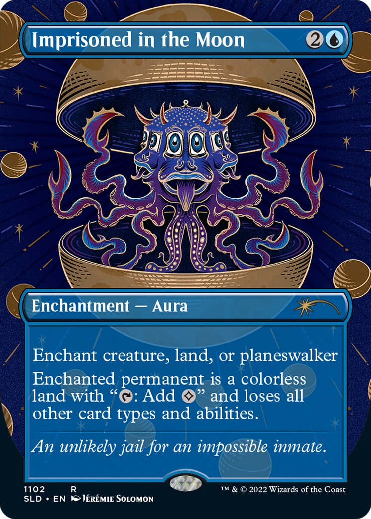 Imprisoned in the Moon (Borderless) (SLD-1102)  Foil - Secret Lair Drop