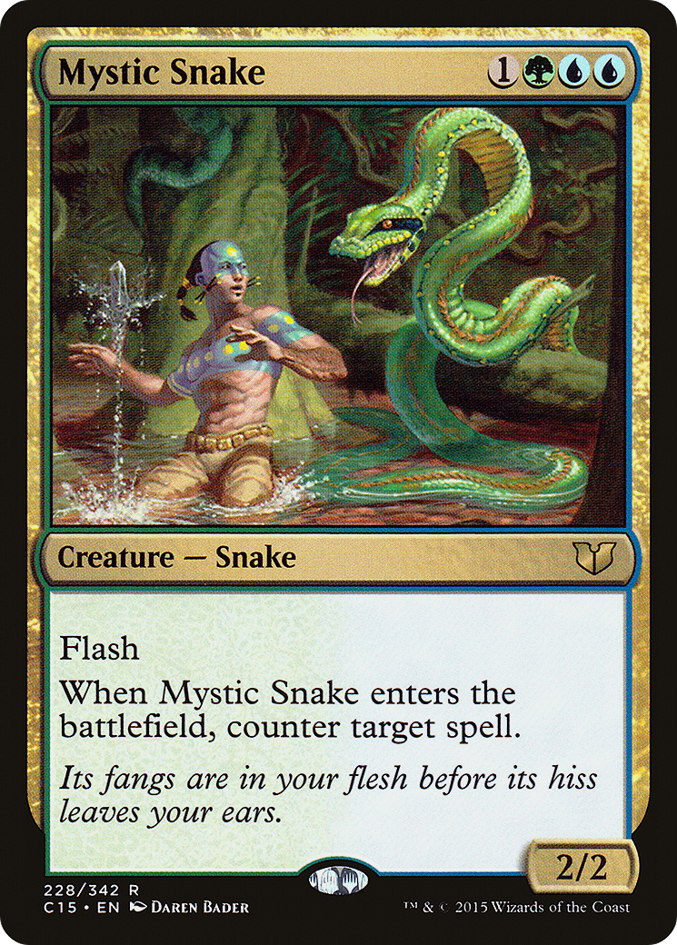 Mystic Snake (C15-228)  - Commander 2015