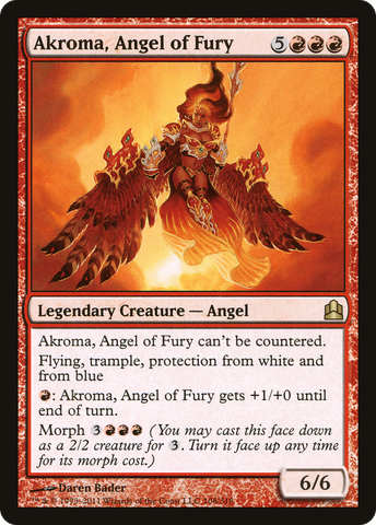 Akroma, Angel of Fury (CMD-108)  - Commander 2011