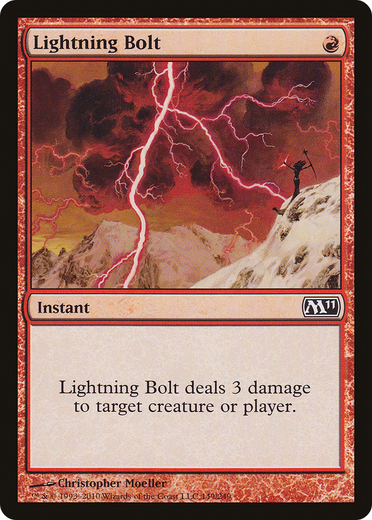 Lightning Bolt (M11-149)  - Magic 2011