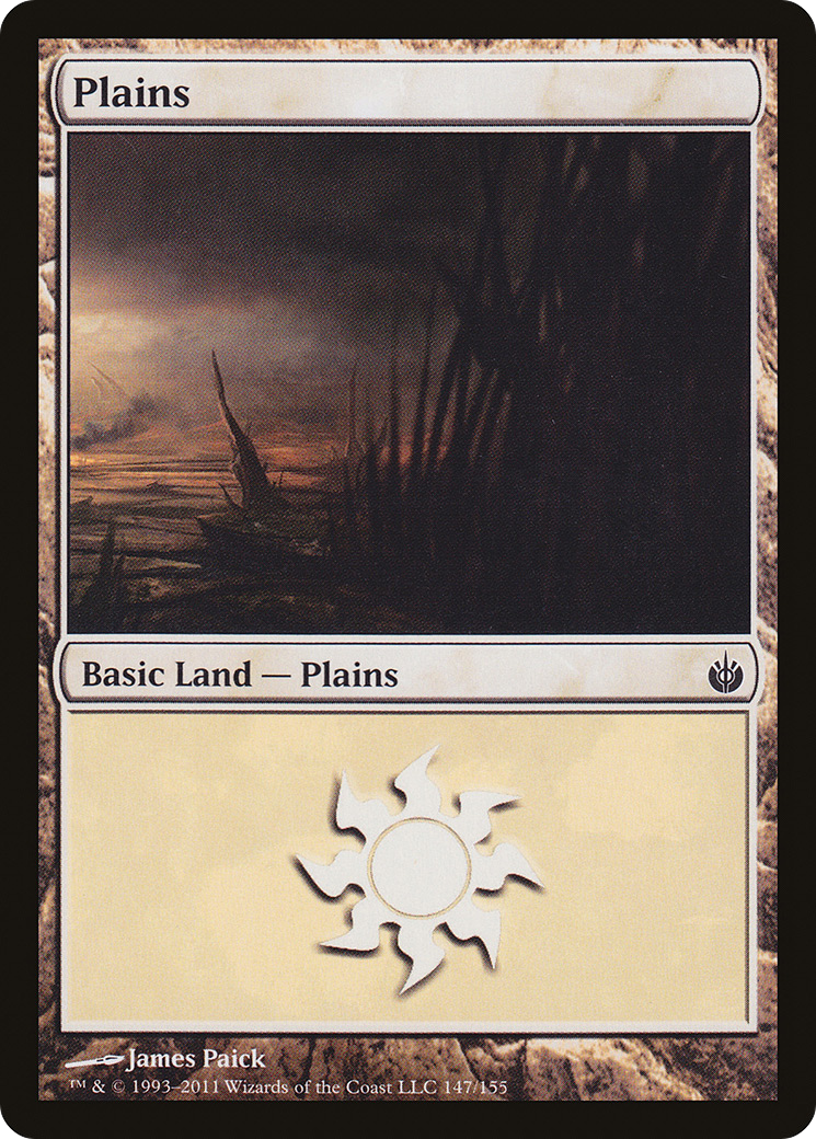 Plains (147) (MBS-147)  - Mirrodin Besieged