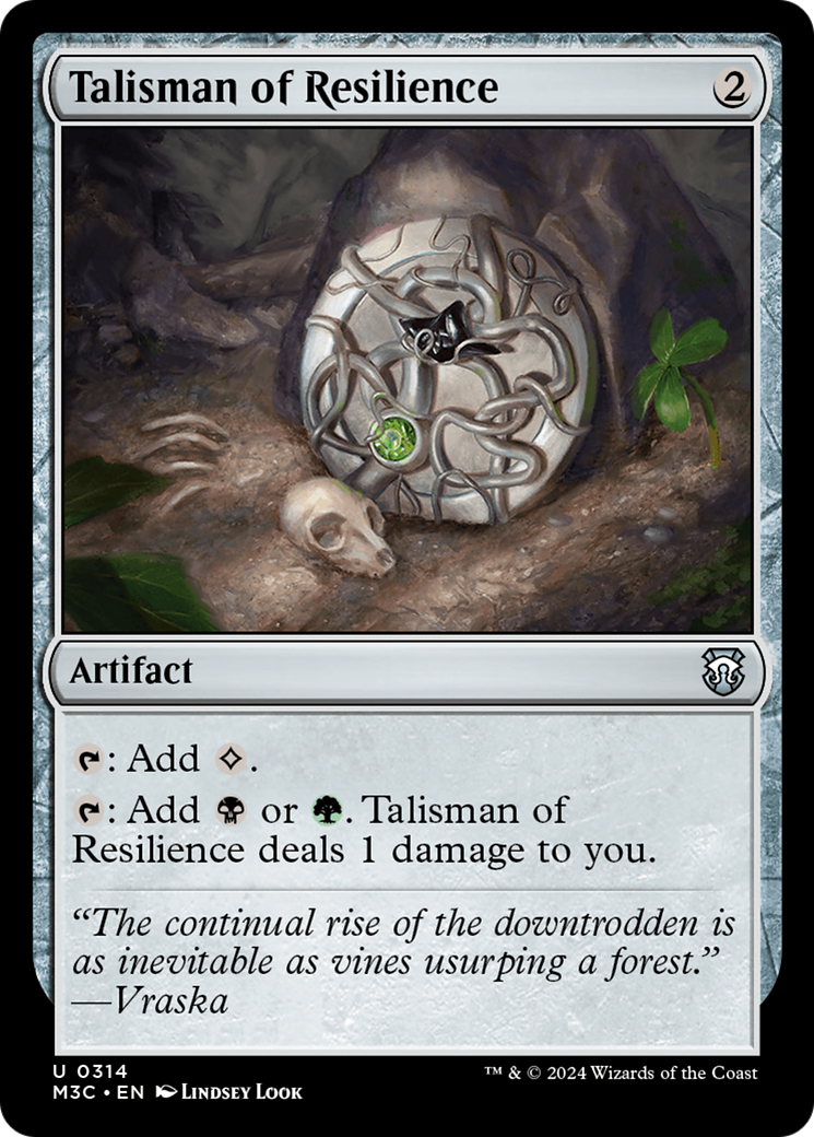 Talisman of Resilience (M3C-314)  - Modern Horizons 3 Commander