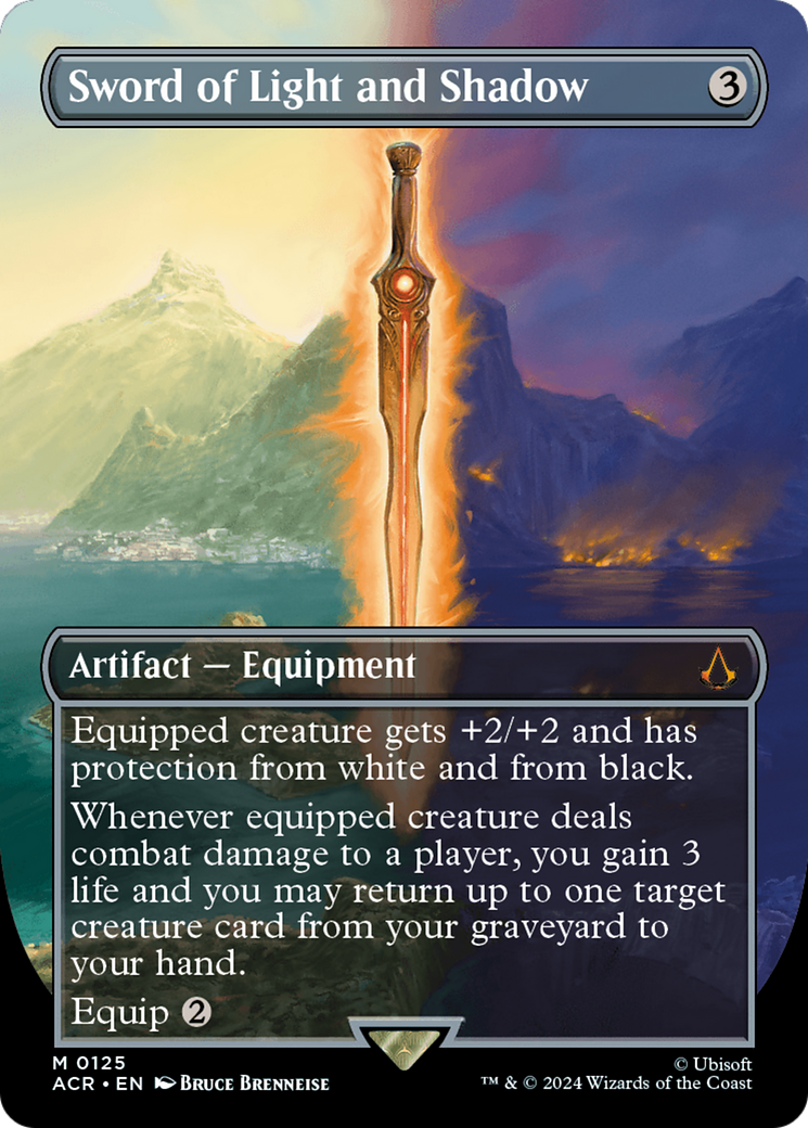 Sword of Light and Shadow (Borderless) (ACR-125)  - Assassin's Creed