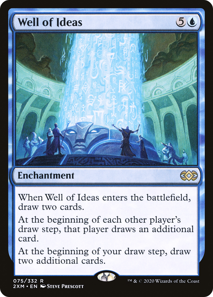 Well of Ideas (2XM-075)  Foil - Double Masters