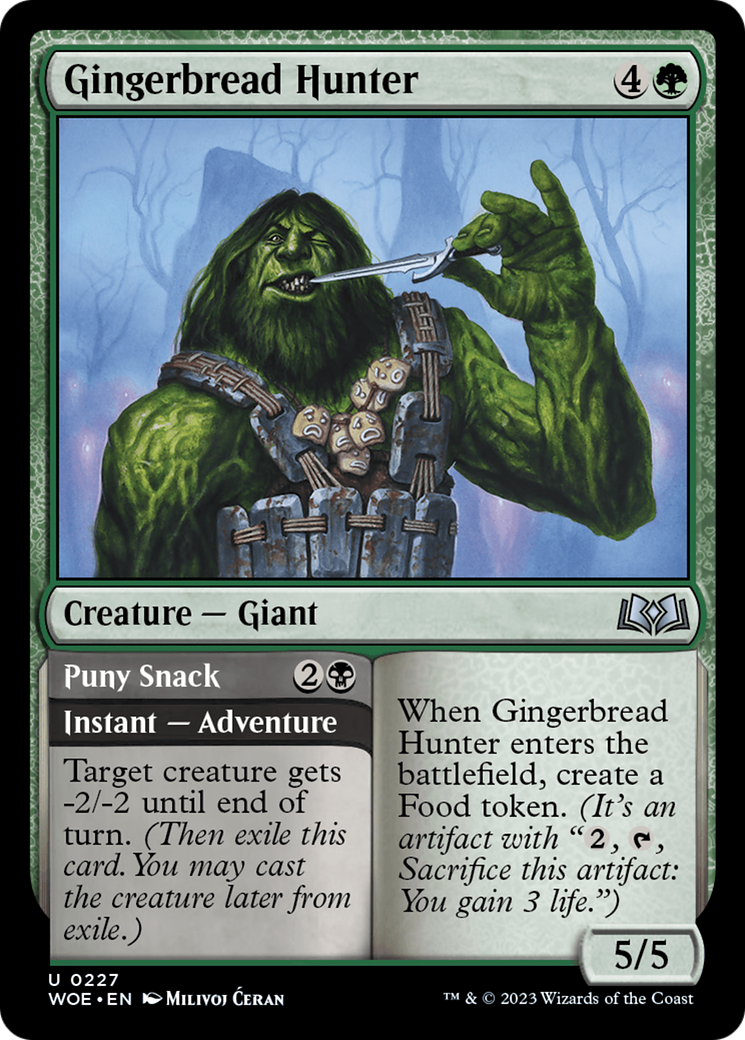 Gingerbread Hunter (WOE-227)  Foil - Wilds of Eldraine