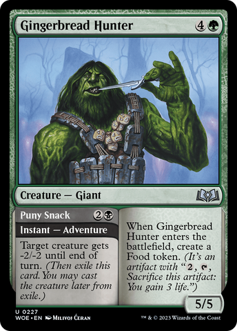 Gingerbread Hunter (WOE-227)  Foil - Wilds of Eldraine