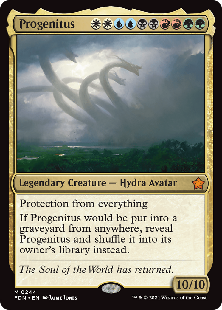 Progenitus (FDN-244)  Foil - Foundations