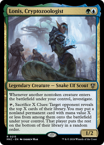 Lonis, Cryptozoologist (MKC-215)  - Murders at Karlov Manor Commander