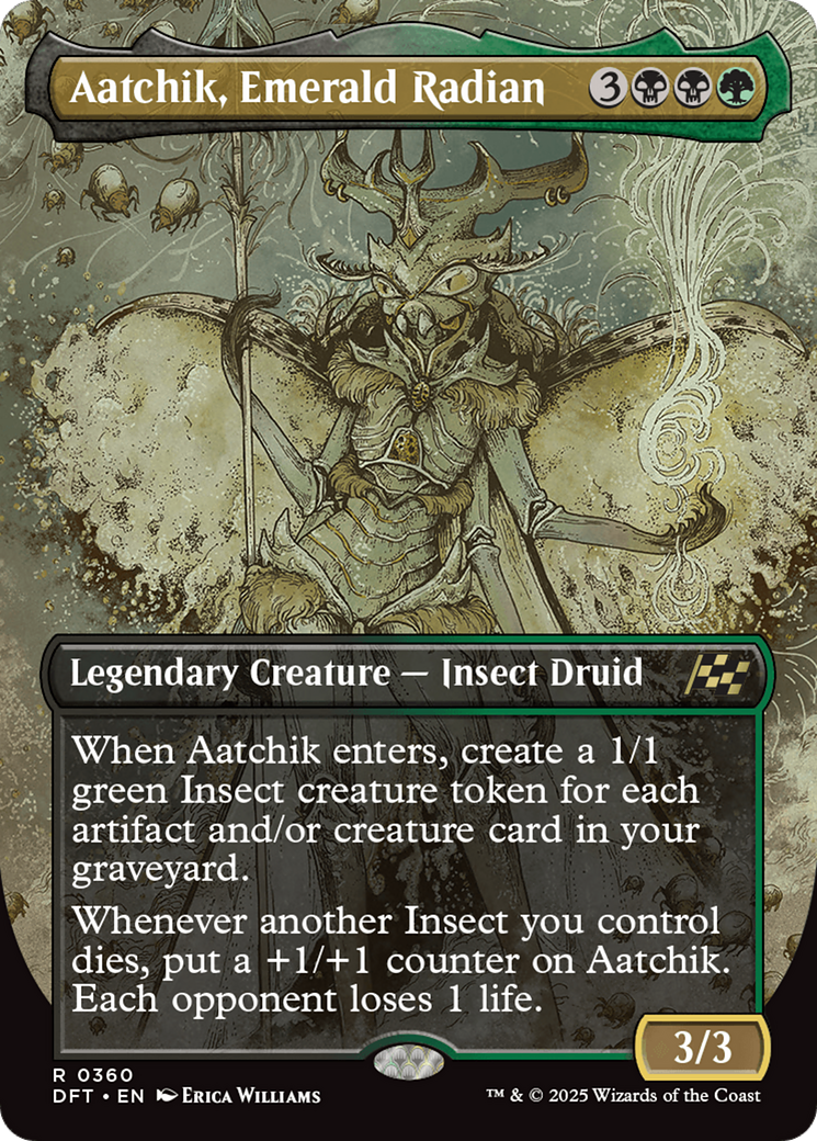 Aatchik, Emerald Radian (Borderless) (DFT-360)  - Aetherdrift