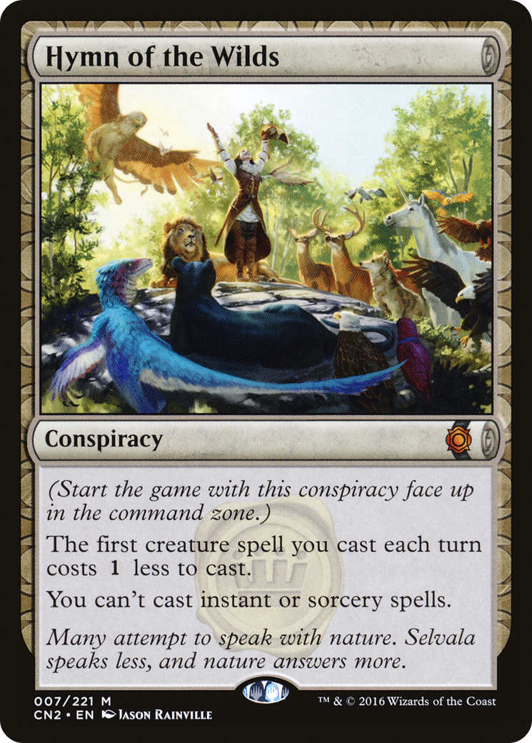 Hymn of the Wilds (CN2-007)  Foil - Conspiracy: Take the Crown