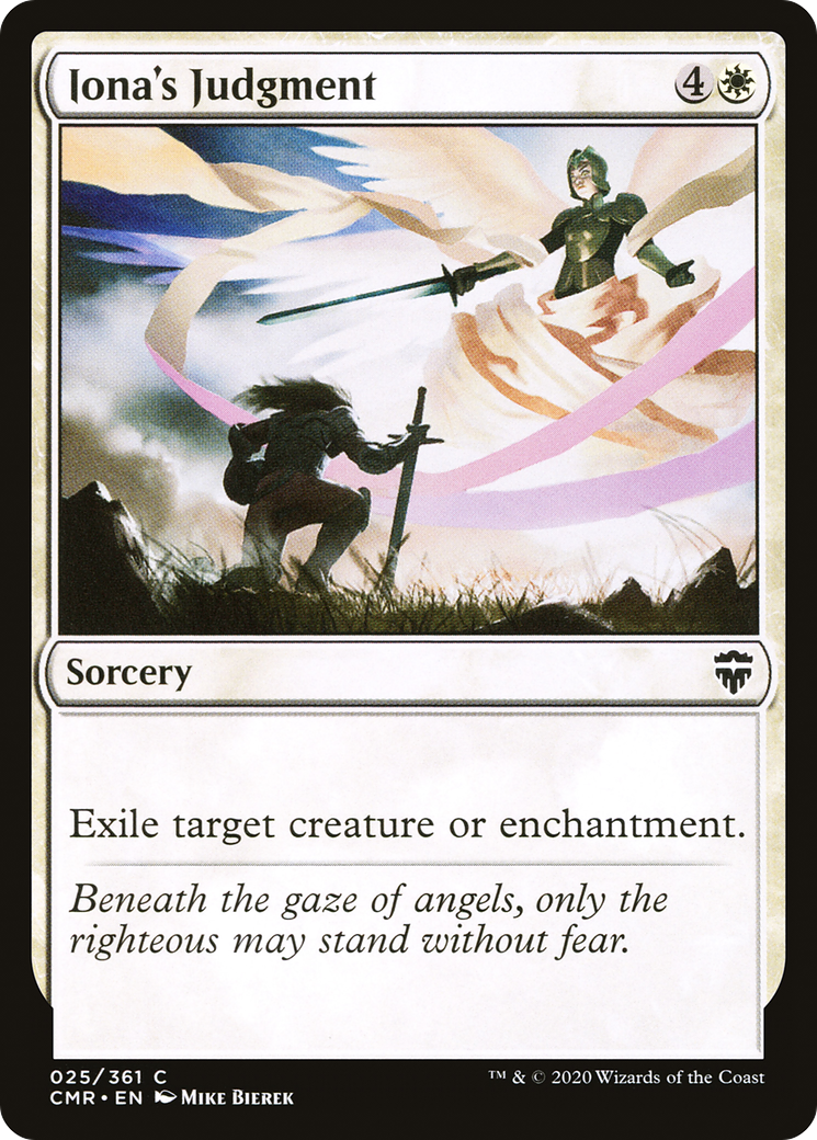 Iona's Judgment (CMR-025)  - Commander Legends