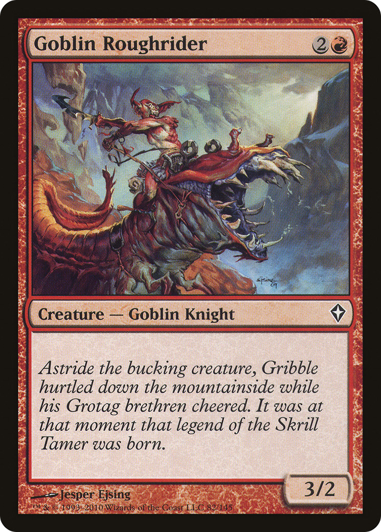 Goblin Roughrider (WWK-082)  Foil - Worldwake