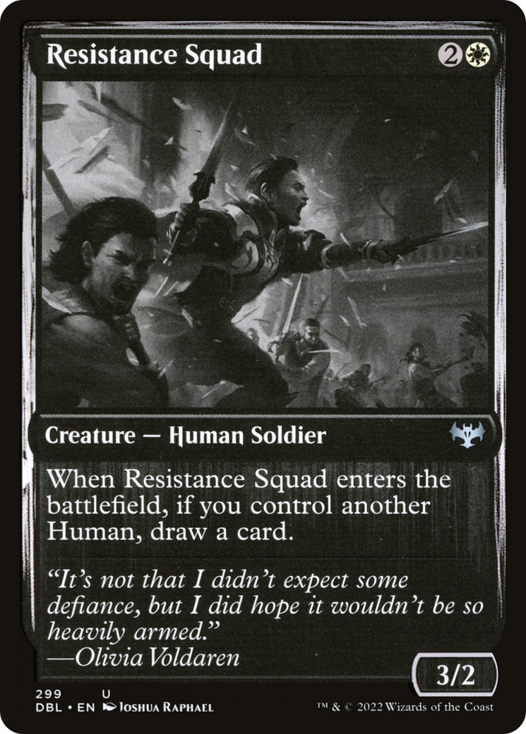 Resistance Squad (DBL-299)  - Innistrad: Double Feature