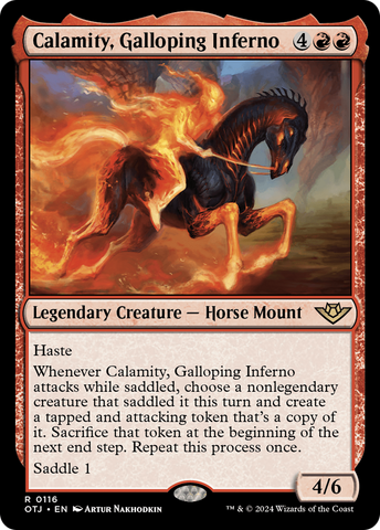 Calamity, Galloping Inferno (OTJ-116)  - Outlaws of Thunder Junction