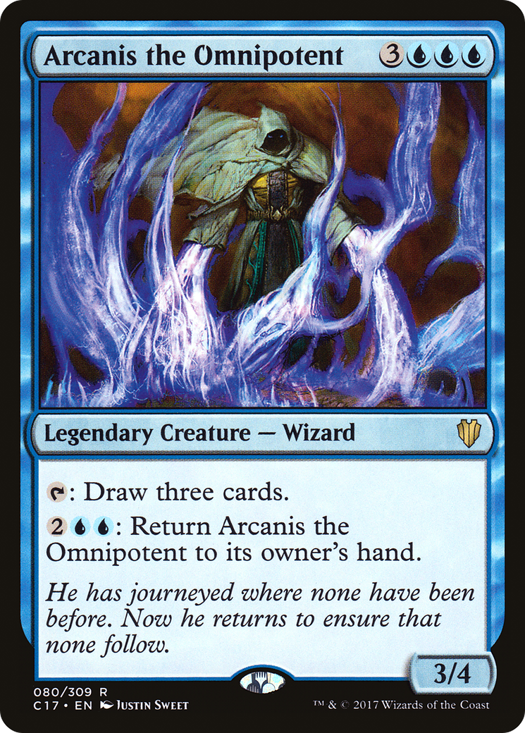 Arcanis the Omnipotent (C17-080)  - Commander 2017