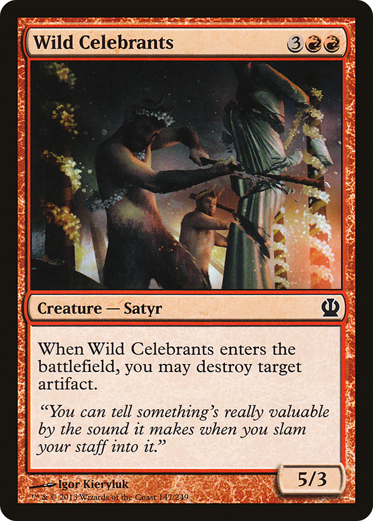 Wild Celebrants (THS-147)  - Theros