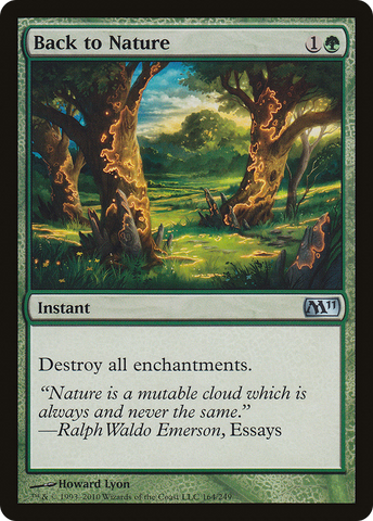 Back to Nature (M11-164)  Foil - Magic 2011