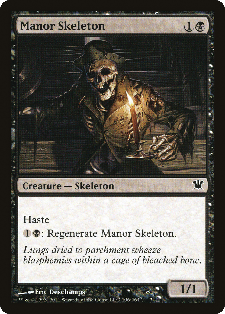 Manor Skeleton (ISD-106)  Foil - Innistrad
