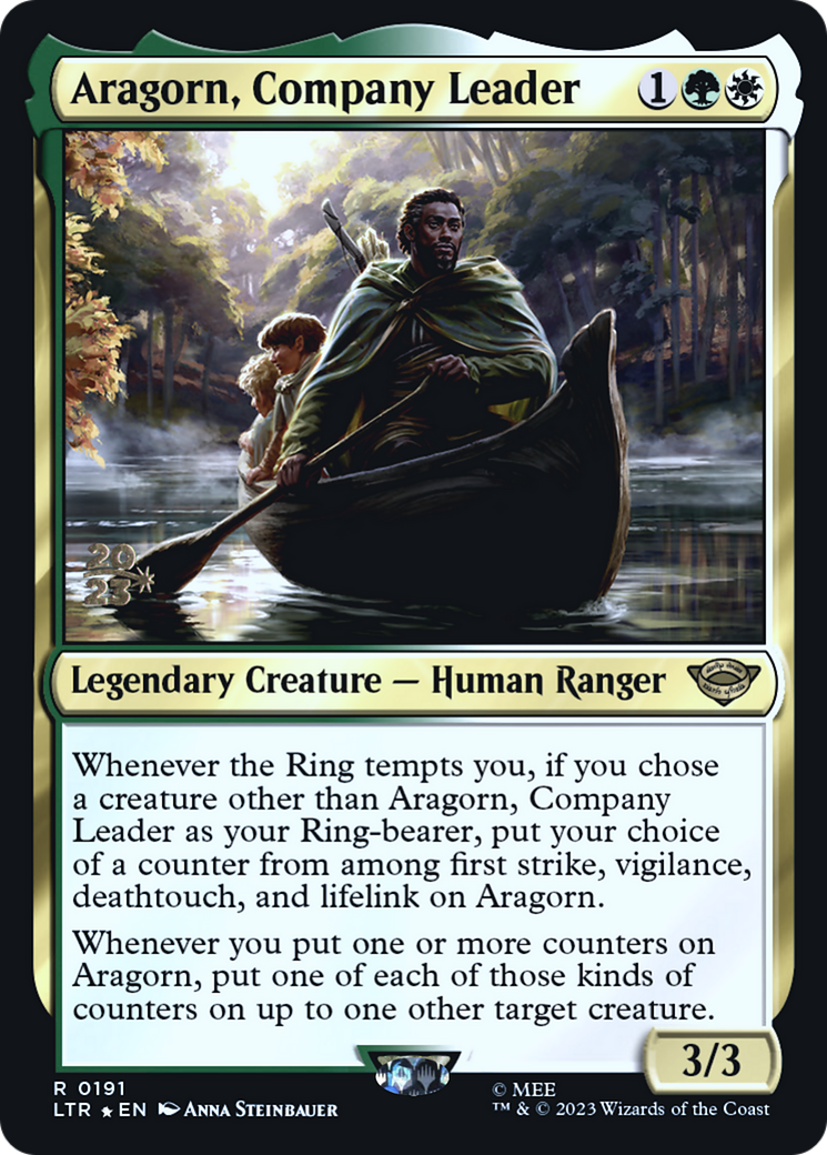Aragorn, Company Leader (PRE-191)  Foil - Tales of Middle-earth Promos