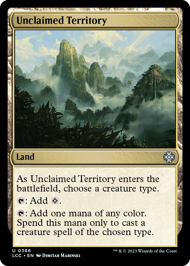 Unclaimed Territory (LCC-366)  - The Lost Caverns of Ixalan Commander