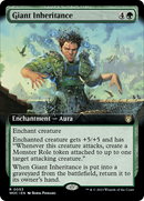 Giant Inheritance (Extended Art) (WOC-053)  - Wilds of Eldraine Commander: (Extended Art)