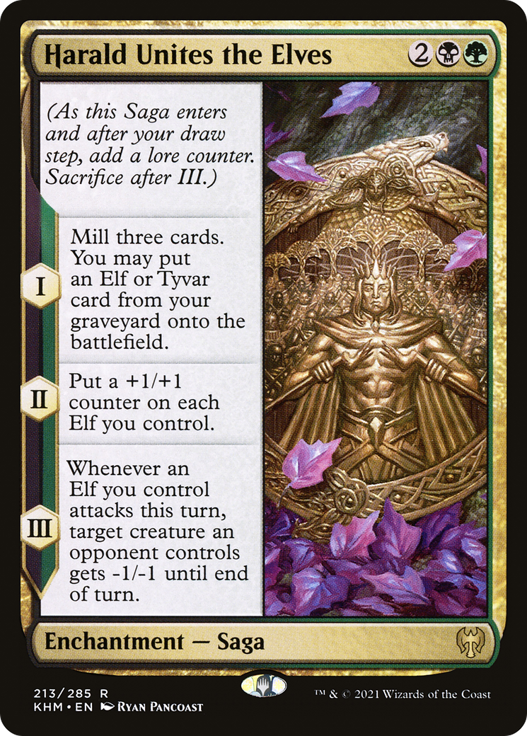 Harald Unites the Elves (KHM-213)  Foil - Kaldheim
