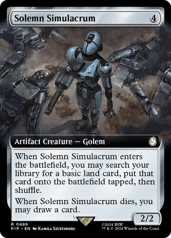 Solemn Simulacrum (Extended Art) (PIP-486) - Fallout: (Extended Art)