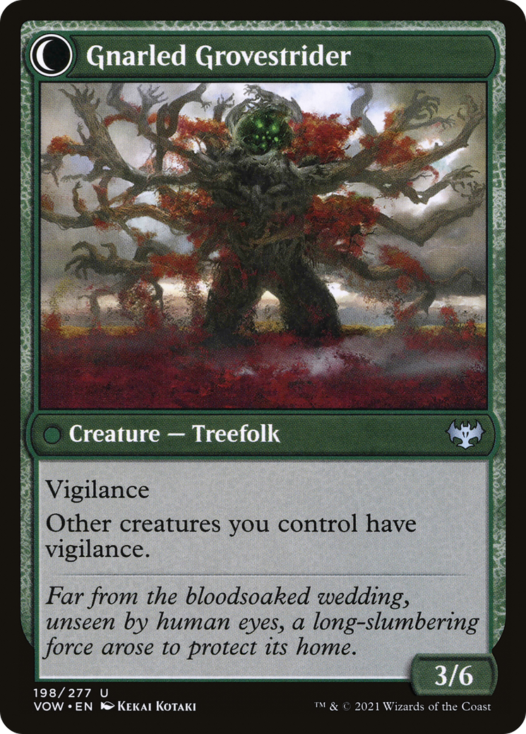 Dormant Grove (VOW-198)  - Innistrad: Crimson Vow: (Double Faced Transform)