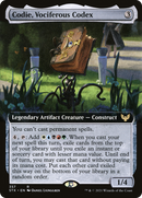 Codie, Vociferous Codex (Extended Art) (STX-357)  Foil - Strixhaven: School of Mages: (Extended Art)