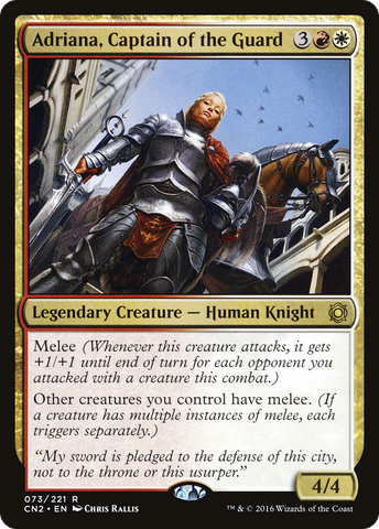 Adriana, Captain of the Guard (CN2-073)  Foil - Conspiracy: Take the Crown