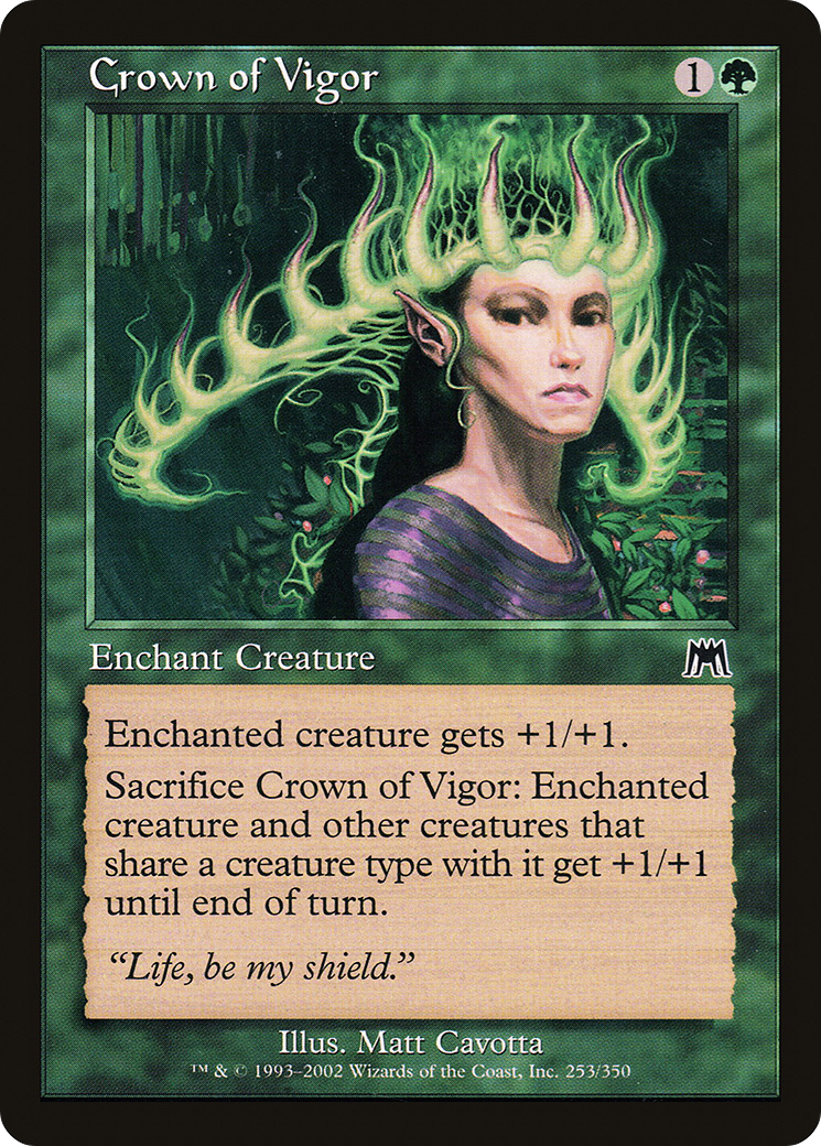 Crown of Vigor (ONS-253)  Foil - Onslaught