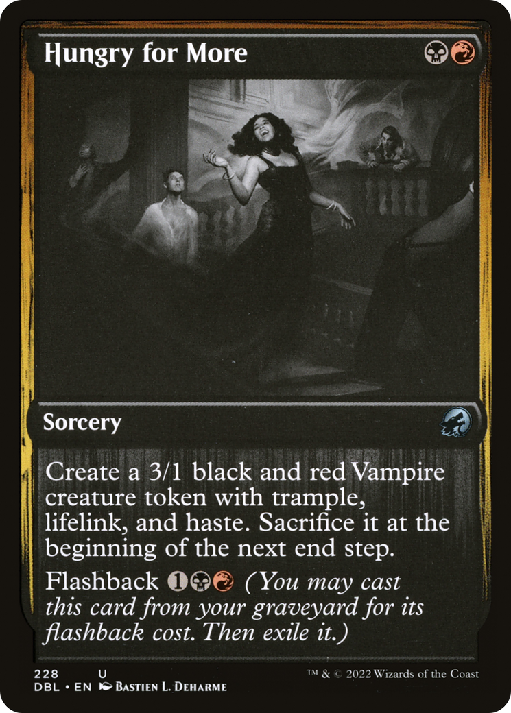 Hungry for More (DBL-228)  Foil - Innistrad: Double Feature