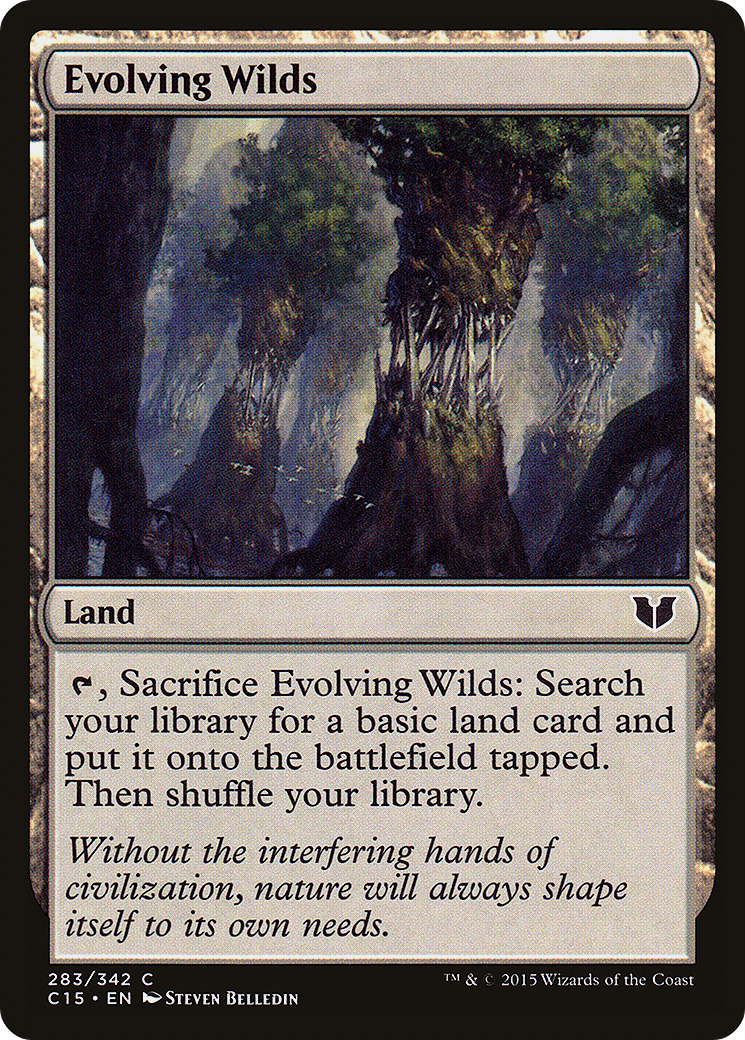 Evolving Wilds (C15-283)  - Commander 2015