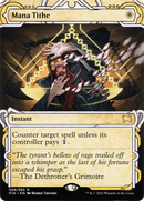 Mana Tithe (STA-008)  Foil - Strixhaven Mystical Archive: (Showcase) (Borderless)