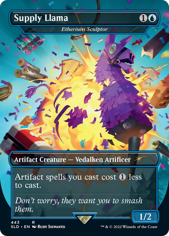 Supply Llama - Etherium Sculptor (SLD-443)  Foil - Secret Lair Drop / Supply Llama (Borderless)
