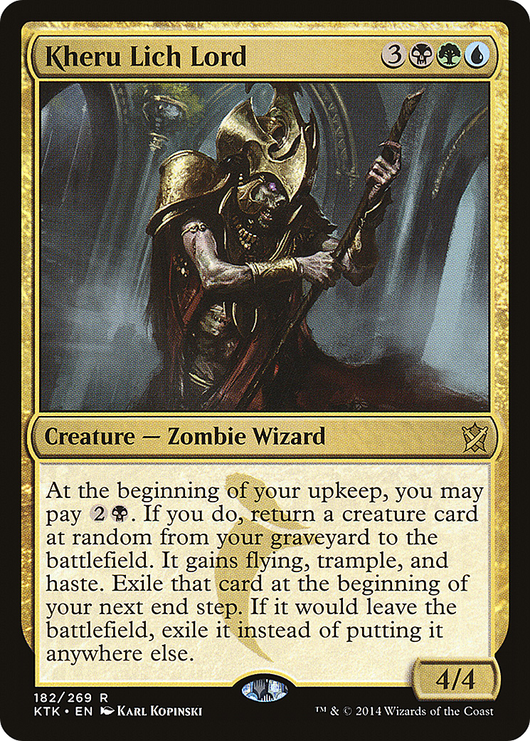 Kheru Lich Lord (KTK-182)  - Khans of Tarkir