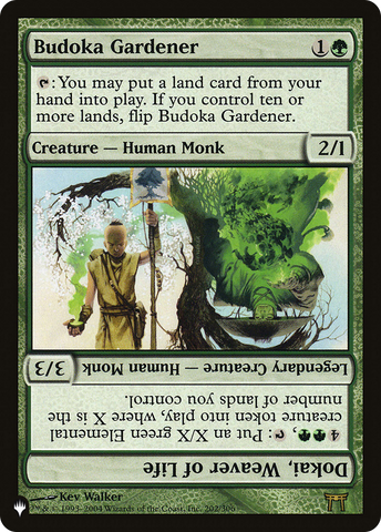 Budoka Gardener // Dokai, Weaver of Life (LIST-202/306)  - The List