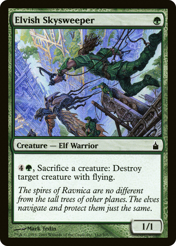 Elvish Skysweeper (RAV-162)  Foil - Ravnica: City of Guilds
