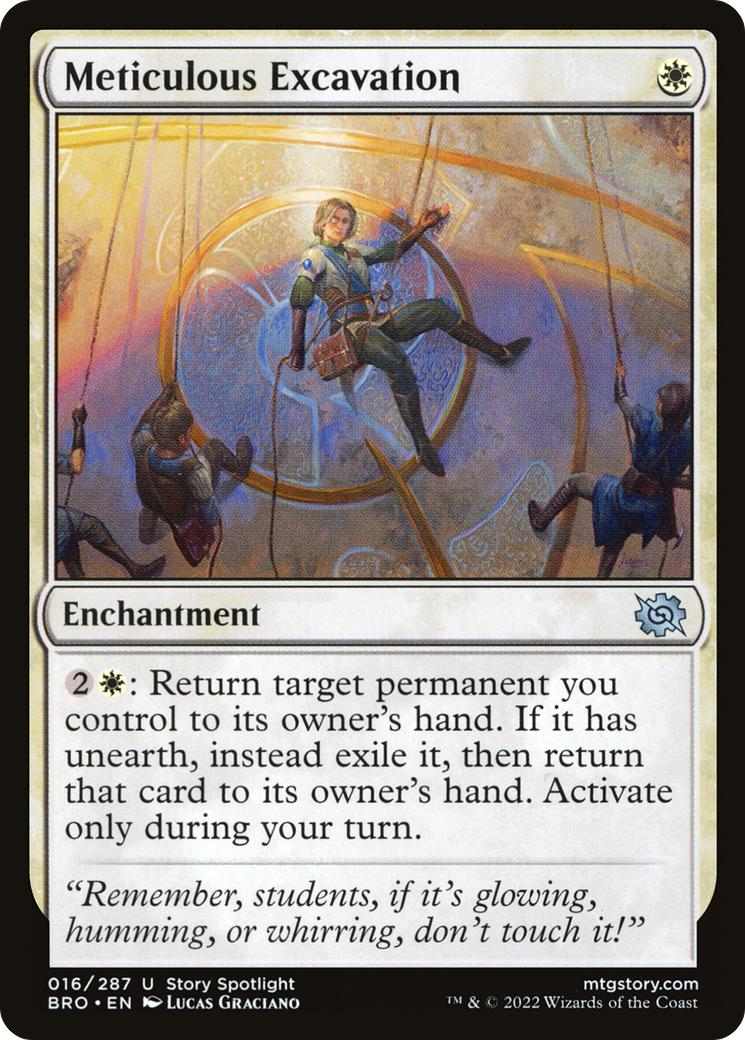 Meticulous Excavation (BRO-016)  - The Brothers' War: (storyspotlight)