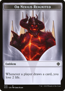 Ob Nixilis Reignited Emblem (TSCD-026)  - Starter Commander Deck Tokens
