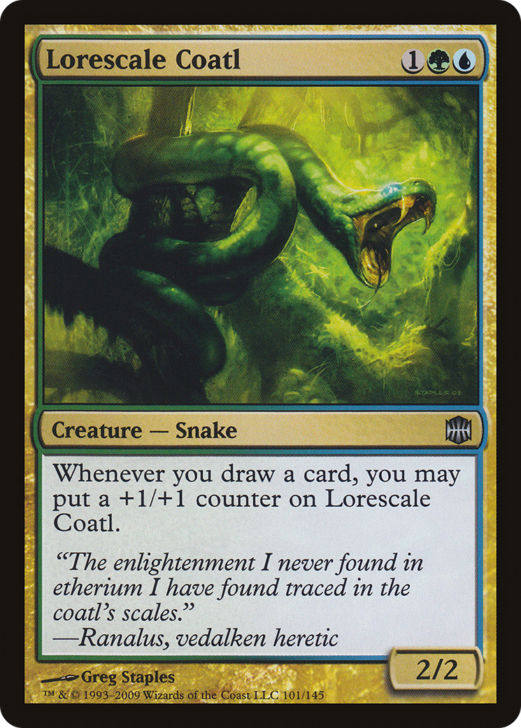 Lorescale Coatl (ARB-101)  Foil - Alara Reborn