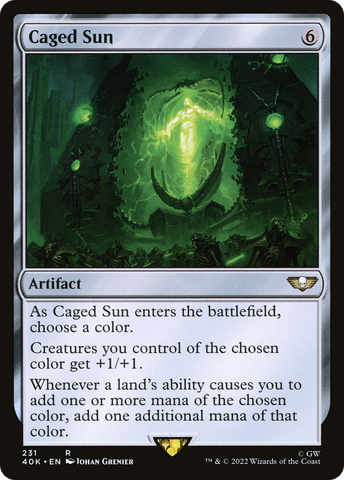 Caged Sun (40K-231)  - Warhammer 40,000 Commander
